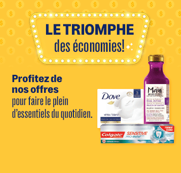 Profitez de nos offres pour faire le plein d'essentiels du quotidien.