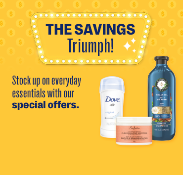 Profitez de nos offres pour faire le plein d'essentiels du quotidien.