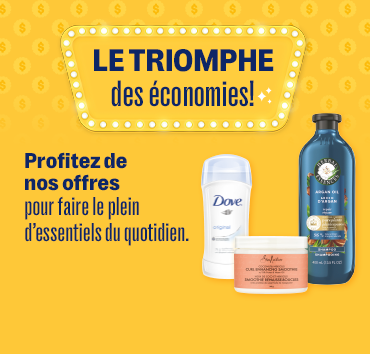 Profitez de nos offres pour faire le plein d'essentiels du quotidien.