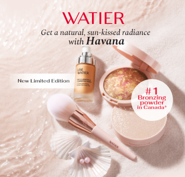 Get a Watier print with a $60 purchase with the Havana collection and shine with a tanned complexion this summer.