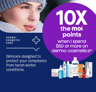 Mois de la dermo + 10X les points à l'achat de produits dermo 